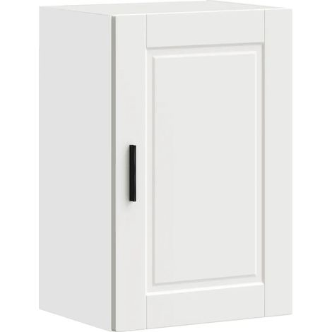 Armario de pared de cocina contemporáneo práctico para almacenamiento 40 x 31 x 60 cm madera de ingeniería blanca 020050332 (1/5)