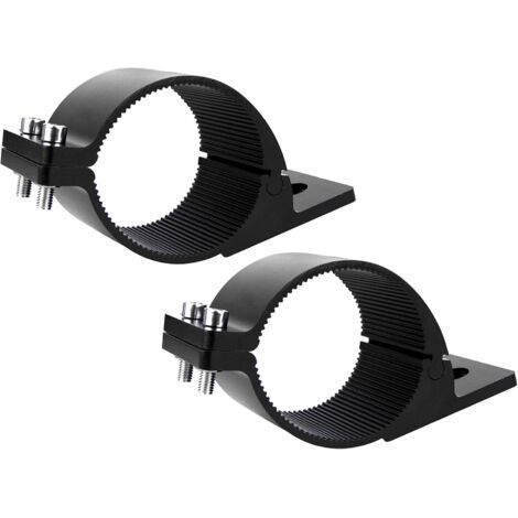 Sollbry 2 Pièces Support de Montage de Lumière Travail, 3 pouces 76 mm - 81 mm, Ajustable Universelle Pince de Tube de Barre Fixation Support Barre Led pour Tout-terrain Voiture Camion Moto SUV (1/5)