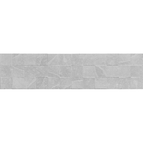 Mexen Icon Lyon Silber glasiertes Feinsteinzeug rekt. G1, Wandfliese 120 x 30 cm, matt - TL712-120-030-55 (1/5)