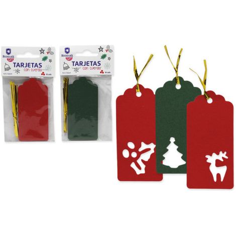 Tarjetas troqueladas navidad 10 pcs bismark 330000