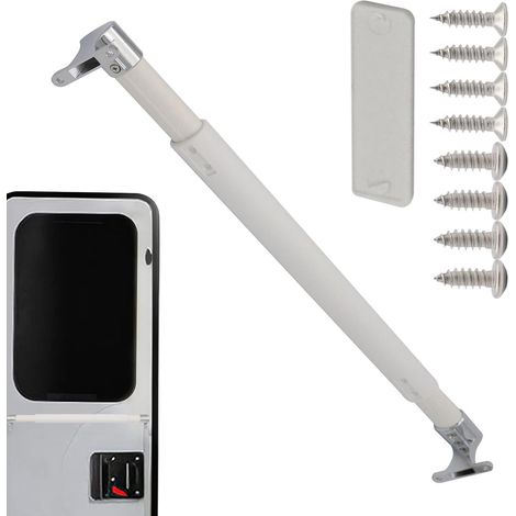Barre transversale de poignée pour porte en maille - Garde-corps réglable, barre de préhension pour porte - Rampe auxiliaire pour véhicules de loisirs, entrée intérieure, salle de bain (1/5)