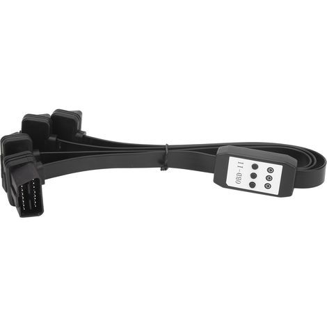 OBD2-Verlängerungskabel-Splitter (1 auf 3), 48 cm, 16-poliges Anschlusskabel mit Schalter, Kfz-Diagnosegerät (1/5)