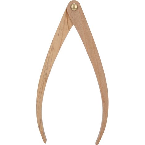 Jauge en bois 10 pouces pour mesurer la distance, outil de positionnement en céramique, règle de calibre pour poterie (1/5)