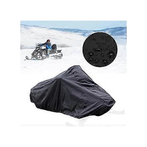 368 x 130 x 121 cm große, staubdichte Outdoor-Abdeckung für Schneemobile, Motorräder, Anhänger, Schlitten, Aufbewahrung, UV-Schutz, vielseitig einsetzbar, Winter-Ski- und Autoabdeckung
