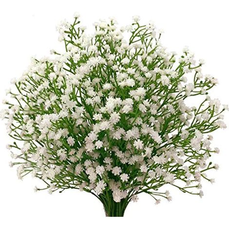 10 Stück Real Touch Latex Schleierkraut Künstlich Kunstblumen Künstliche Gypsophila Paniculata Blume Für Zuhause Hochzeit Party Dekor Blumenstrauß