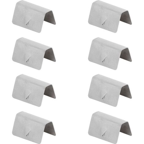 8 clips de fixation en acier inoxydable pour déflecteur de pluie et de vent de voiture, compatibles avec Heko G3 (1/5)