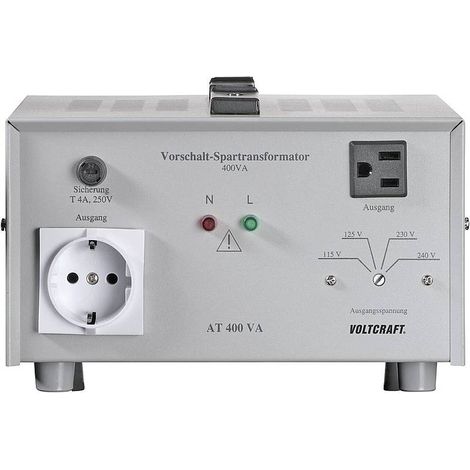 [GEBRAUCHT] B-Ware Voltcraft At 400 Nv Vorschalt Transformator Spannungswandler Vorschalt Trafo 400