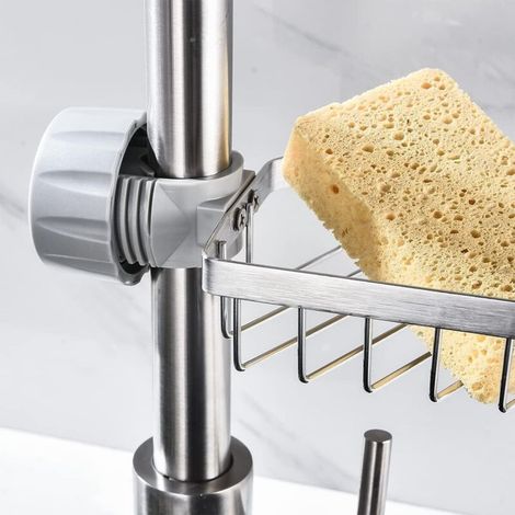 Portasapone per ripiano doccia – porta shampoo in acciaio inox, non richiede foratura, per barre con diametro di 20–32 mm (1/5)