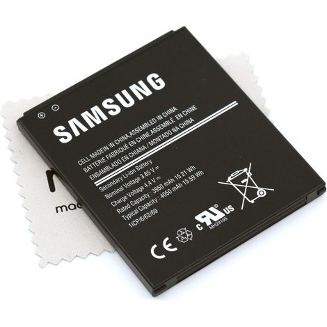 mungoo mach mal anders ... Batterie pour Samsung Galaxy Xcover Pro (G715F) pour Samsung EB-BG715BBE 4050 mAh 3,85 V avec chiffon