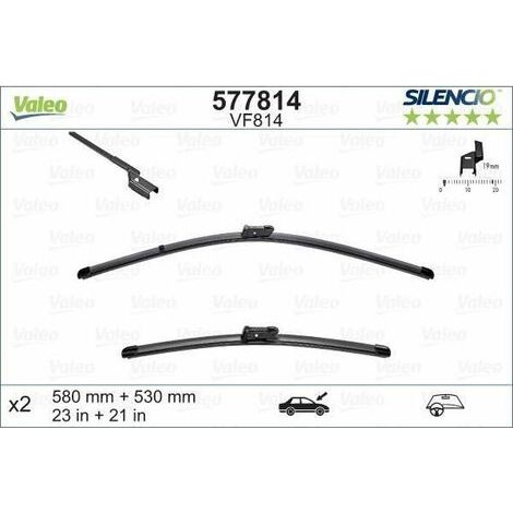 Balai d'essuie-glace Valeo 577814 BMW 61618492538 8492538 LR025117 LR025119 (1/2)