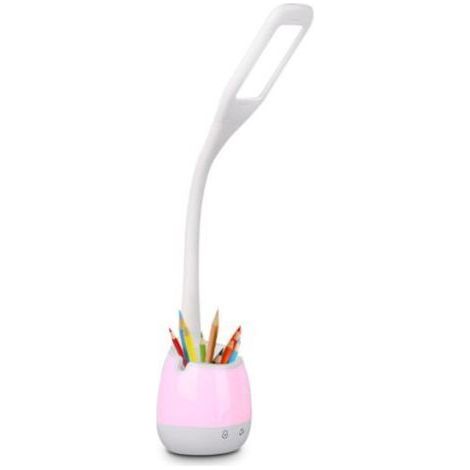 Mini ventilateur USB, ventilateur de cou portable et rechargeable, sans pales, silencieux et à vitesse réglable - Rose (1/4)