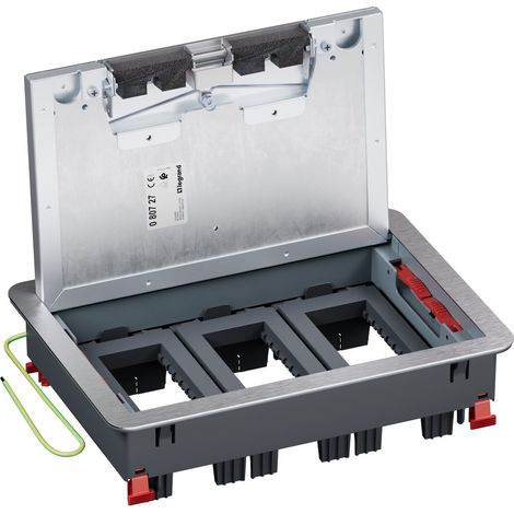 Boîte de sol 12 modules métal résistance 5000N rapide LEGRAND 080727 (1/3)