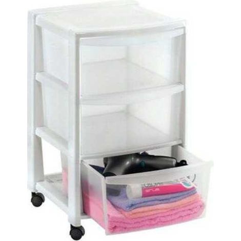Cajonera de 3 cajones 40X40 h 63 Blanca Stefanpl