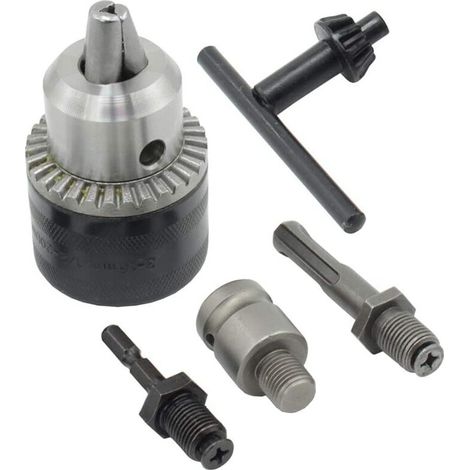 Convertisseur mandrin perçage 3-16mm 1/2"-20UNF SDS+ adaptateur rapide 1/4" hexagonal (1/2)
