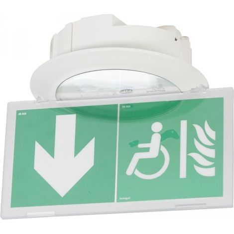 Legrand 062554 Base di evacuazione da incasso a LED 45lm - 1h