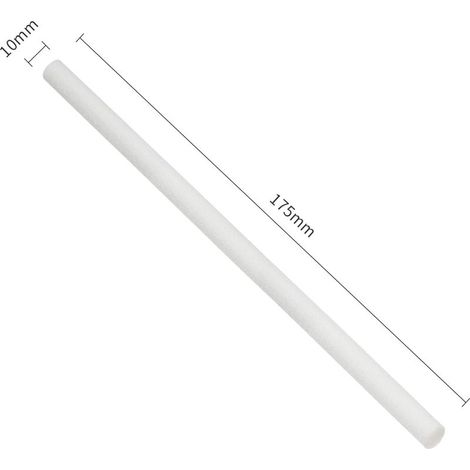 Cotton Filters à humidificateur USB, Batons de Remplacement en Coton, 10 mm Diamètre, Lot de 10 Unités (1/4)