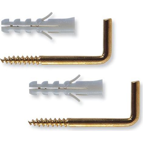 GANCI PER QUADRI RAMPINO OTTONATO """ONE PRICE""" MAURER - CF. BLISTER 8PZ