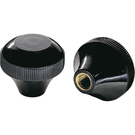 POMOLO 'F' CON BOCCOLA M 6 x Ø mm 35