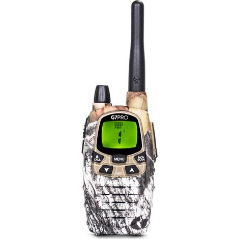 Talkie Walkie Longue Portée 10Km Professionnel G7 PRO Mimétique, Radio Récepteur Émetteur Airsoft Outdoor 85 Canaux 16 PMR446/69LPD no Licence, Autonomie 18H 4 Piles Rechargeables Accessoires (1/5)