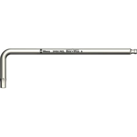 Wera 3950 PKL Winkelschlüssel, metrisch, Edelstahl, 5 x 154 mm
