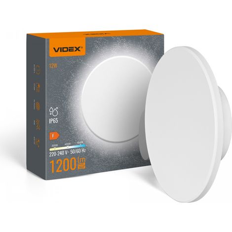 Applique esterna LED rotonda bianca 12W CCT IP65 Videx (1/5)