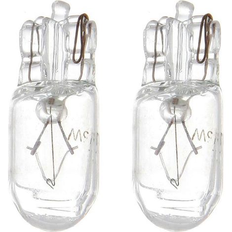 Ampoules halogènes T10 12V 5W 168 194 W5W pour tableau de bord, lampe de lecture, lot de 60, blanc chaud (1/5)