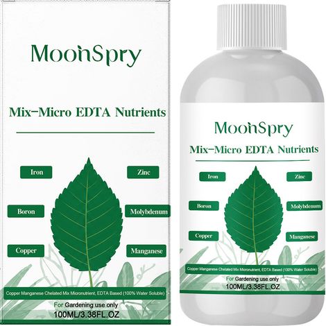 MOONSPRY plant nutrients for the daily nutrient supply of roots, potted lawns and leaf growth (1/5)