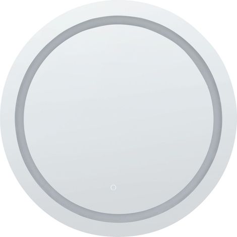 Specchio da muro rotondo in argento con LED ø 79 cm Courseulles (1/5)