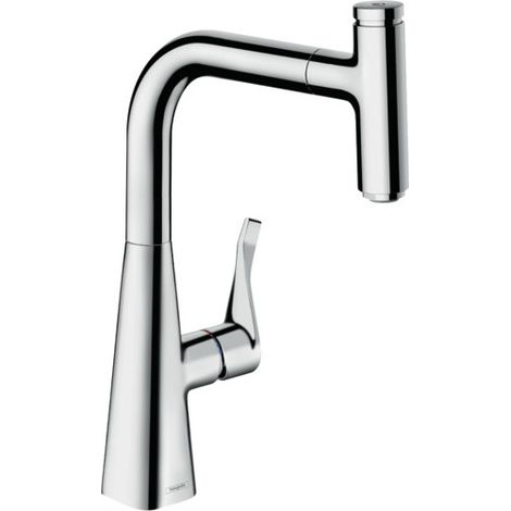 HANSGROHE Metris Select 240 Mezclador de cocina con ducha extraíble cromo 14857000 (1/5)