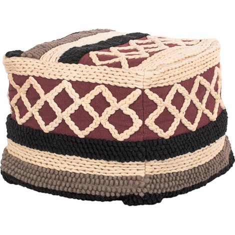 Sitzpuff im Boho-Bali-Stil - Lonbay Multicolor