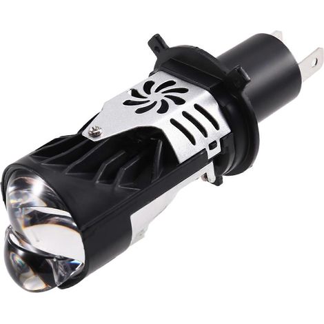 Mini-LED-Autoscheinwerferlampen mit Projektorlinse H4, LED-Fisheye-Linse, weiße Turbolampe (1/5)