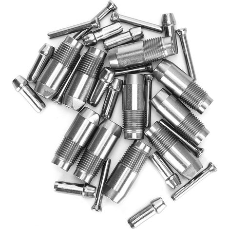Lot de 10 abreuvoirs automatiques à tétine en acier inoxydable pour poulets (1/5)