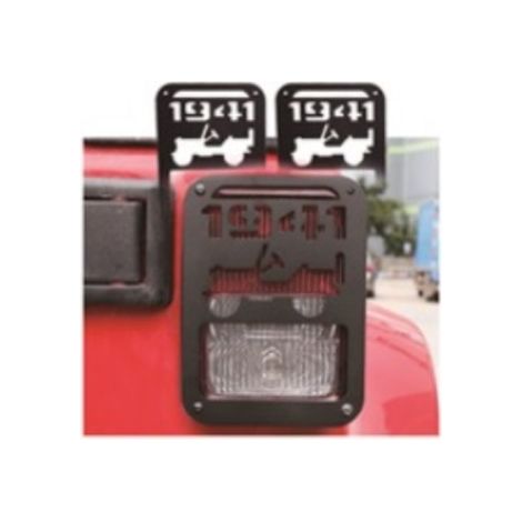 JK-Rücklichtblende für Jeep Wrangler Baujahr 1941, ein Modifikationszubehör für JK-Rücklichter, flache Rücklichtabdeckung. (1/2)