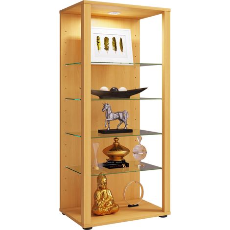 Holz Glas Stand Vitrine Glasol lll