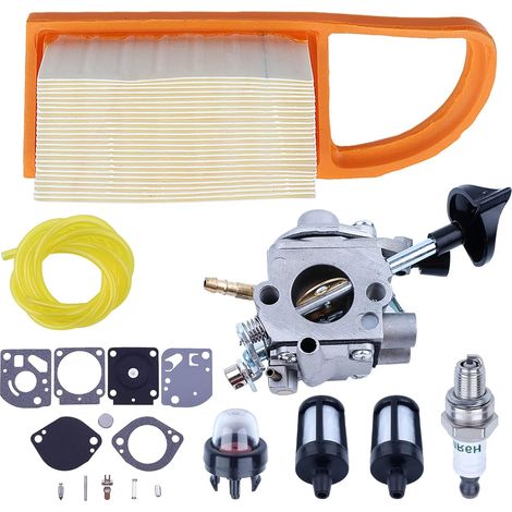 Carburetor Air Filter Kt Fit For Stihl BR600 BR500 BR550 42821200608 Backpack Blower , Carburetor , Air Filter , Spark Plug , 1x Frimer Bulb , Fuel Line , Fuel Filter , Carburetor Kit (1/5)
