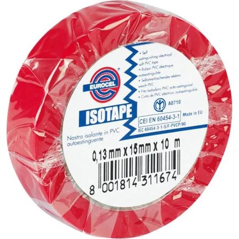 Klebeband eurocel isotape Elektriker 15 mm x 10 m selbstlöschend