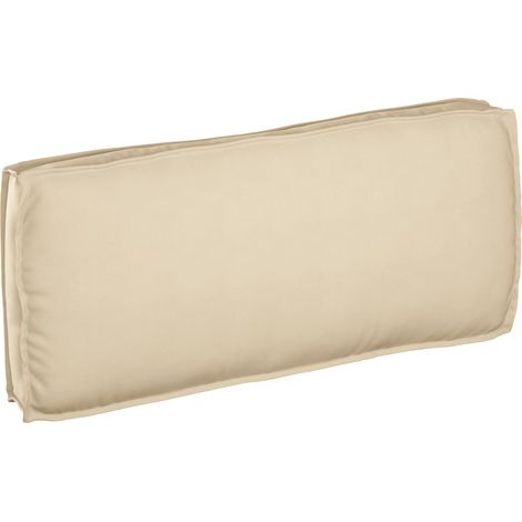 Cushion Oxford Fabric Beige 120 x 50 x 12 cm vidaXL (1/5)