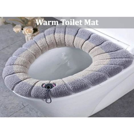 Housse de Siège de Toilette - Universel - Flanelle - Lavable - 4 Couleurs - 4pcs Heerico (1/4)