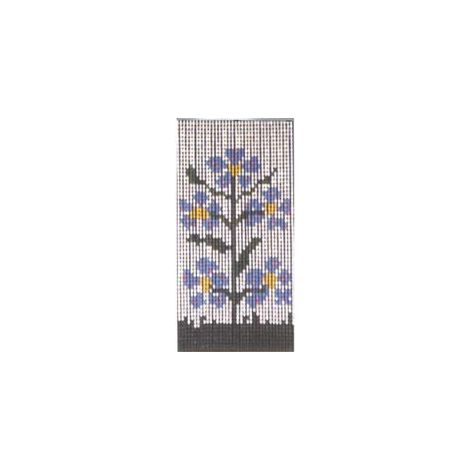 TENDA ANTI MOSCHE A PIASTRINA FIORI  44 strisce per 63 piastrine  cm.120x230h.    VETTE