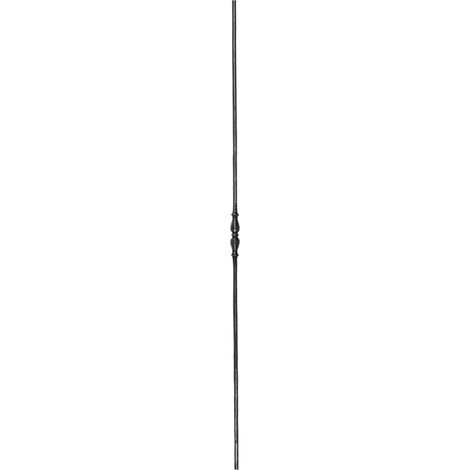 Deco Fer Forge – Barreau rond Ø14 simple motif en fer forgé 1000mm – Pour espaces confinés – Remplacement réf EF 11017.01F.T14.1000