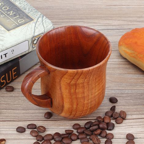 Tasse à café/lait/eau écologique et durable de 270 ml avec poignée pour un usage domestique (couleur peinture 201-300 ml) (1/5)