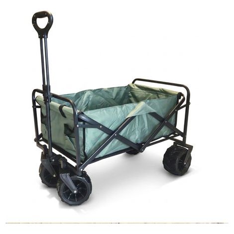 Carrello spiaggia Amicasa telescopico ruote larghe portata 80 kg
