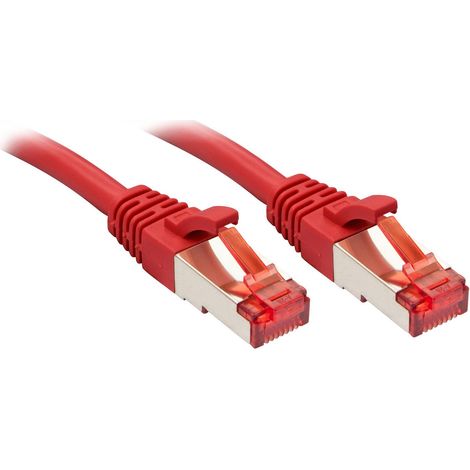 Lindy Cat.6 S/FTP 3m cable de red Rojo Cat6 S/FTP (S-STP)