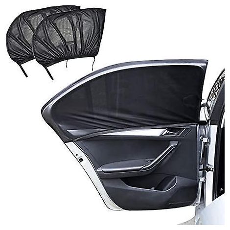 pare-soleil Voiture Bb,2 Pices Chaussette Voiture Par Soleil, Filet D'ombrage Universel Pour Voiture Pour Enfants Pour Bloquer Les Moustiques, La (1/5)