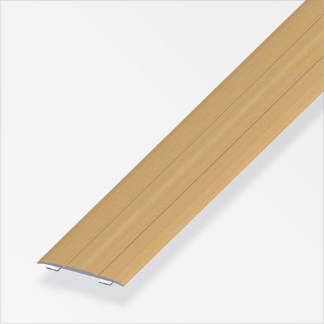 alfer Übergangsprofil 1 m, 37 x 2.5 mm Alu beschichtet sublimiert buche Übergangsprofil (1/2)