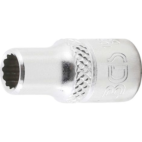 BGS Steckschlüssel-Einsatz Zwölfkant Antrieb Innenvierkant 6,3 mm (1/4") SW 7/32" - 10872