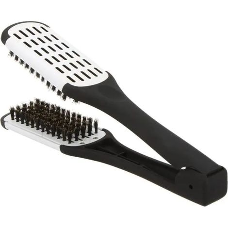 Brosse À Lisser - Chauffante - Recto Verso - Pour Cheveux Humides Ou Secs - 23,5 X 5 Cm - 120 G - 1 Pièce (1/5)