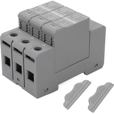 Blitzschutzgerät mit Überspannungsschutz, 3-polig, Standard-Schienenmontage, modulares Design, Niederspannungsableiter 600 V
