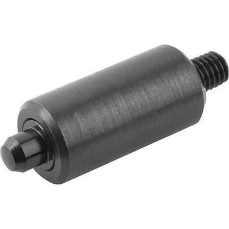 KIPP Arretierbolzen ohne Bund Gr. 2 D1=14 D=6 L=43 Form N Gewindezapfen ohne (1/2)
