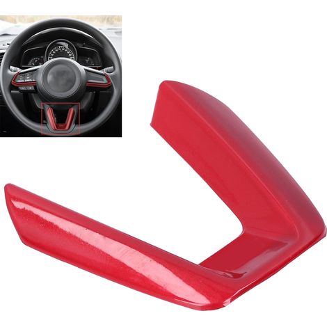 Dekorativer Aufkleber für das Autolenkrad, kompatibel mit Mazda CX-4 und CX-5, in Rot. (1/5)